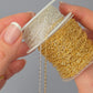 2.2mm Textured Sunburst Heart Chain