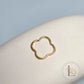 14k Gold Filled Clover Connector - Links Permanent Jewellery Supplies
