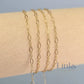 14k Gold Filled Clover Chain 1 meter