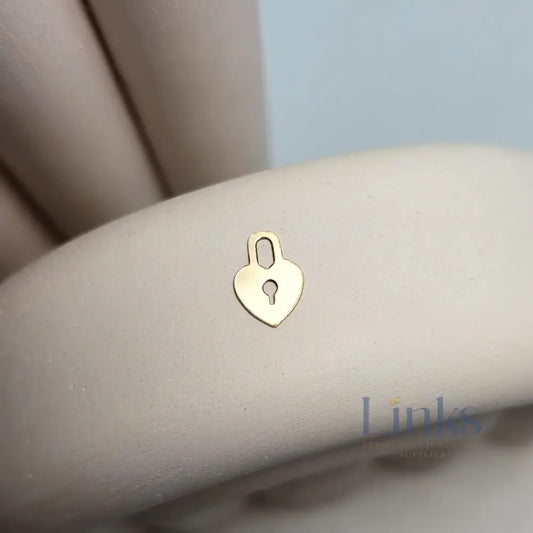 14K Gold Filled Heart Locket Charm - Links Permanent Jewellery Supplies