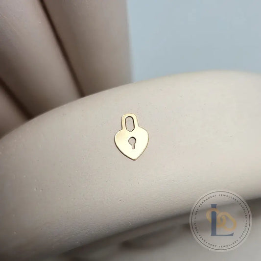 14K Gold Filled Heart Locket Charm - Links Permanent Jewellery Supplies