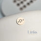 14k Gold Filled Round Initial Connector Charm - Links Permanent Jewellery Supplies