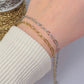 3.4mm PVD Stainless Steel Sunburst Paperclip Chain