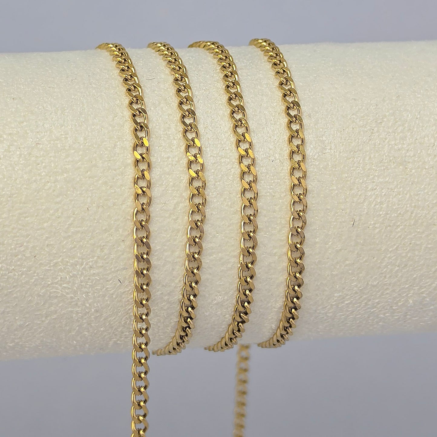 3mm PVD Stainless Steel Cuban Curb Chain