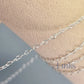 2.2mm 925 Sterling Silver Sunburst Heart Chain 1 meter