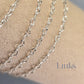 2.2mm 925 Sterling Silver Sunburst Heart Chain 1 meter