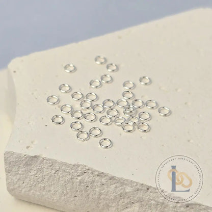 925 Sterling Silver & 14k Gold Filled Jump Rings 2.3mm (26 Ga) - 20 pack