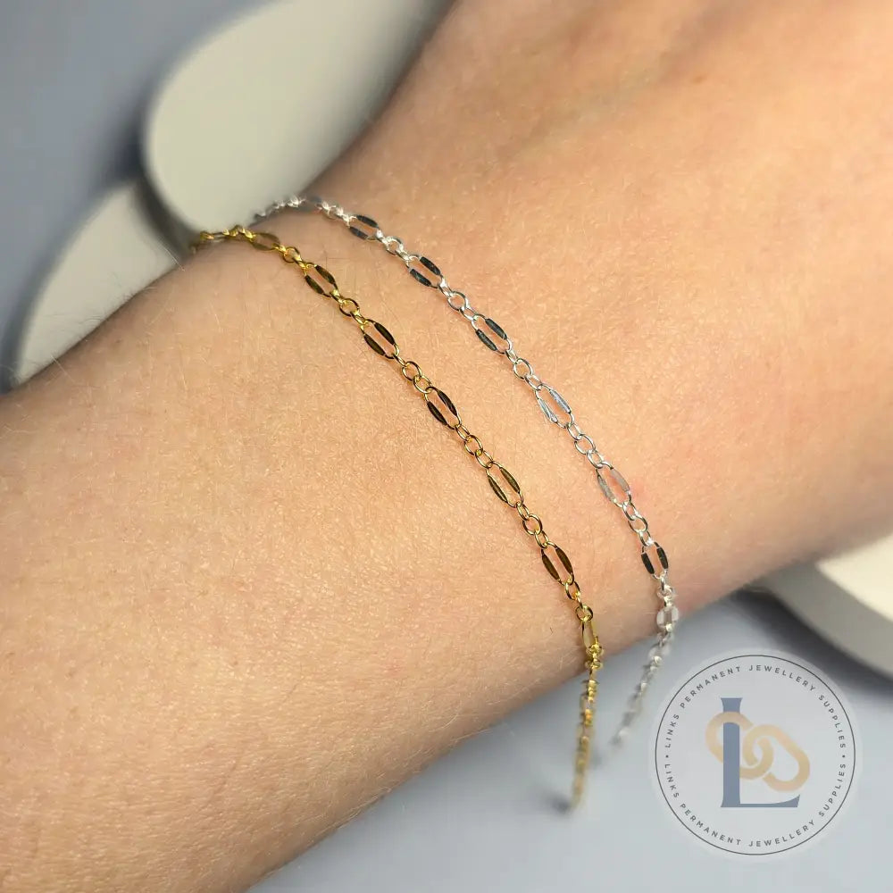 Sterling Silver Lip Chain 2.5Mm