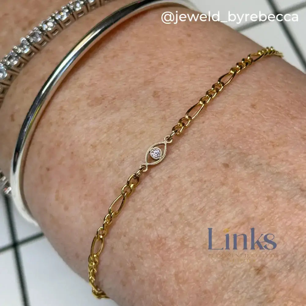 Gold Filled Chunky Figaro Chain
