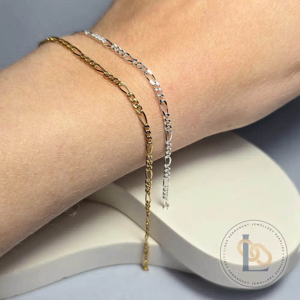 Sterling Silver Chunky Figaro Chain