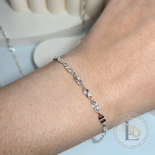 Sterling Silver Sunburst Chain - Links Permanent Jewellery Supplies