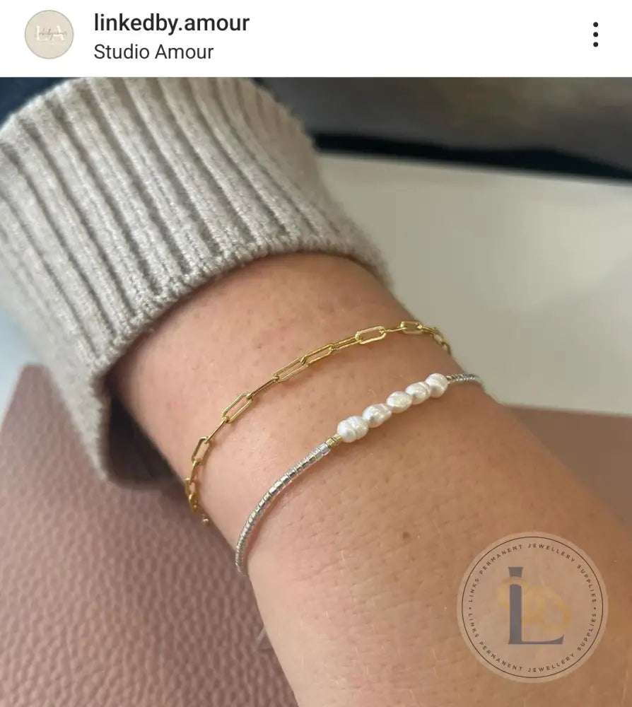 Gold Filled Chunky Paperclip Chain