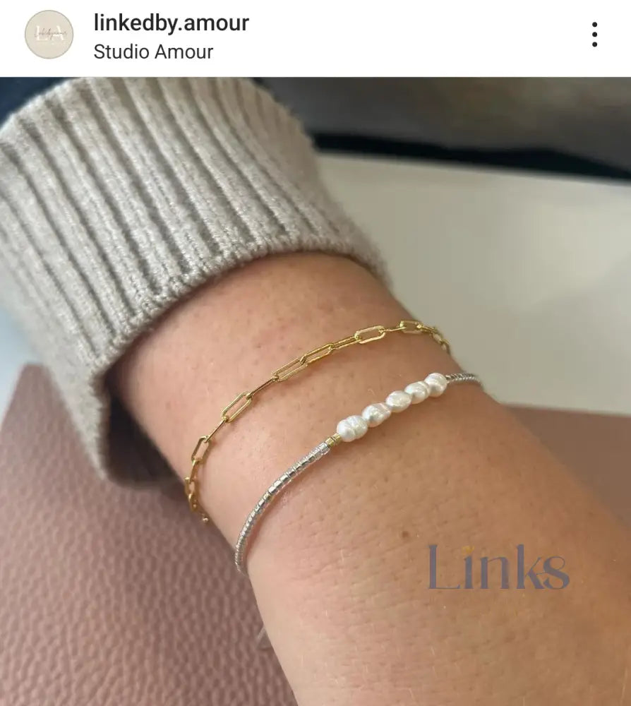 Gold Filled Chunky Paperclip Chain