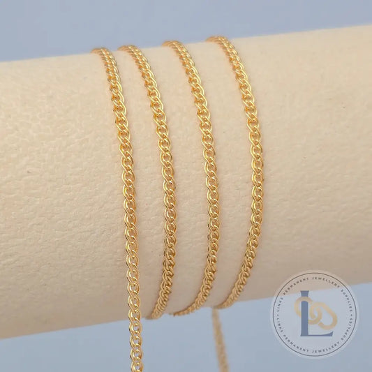 2.5mm Double Curb Chain