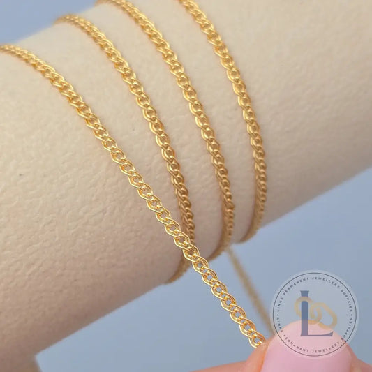 2.5mm Double Curb Chain