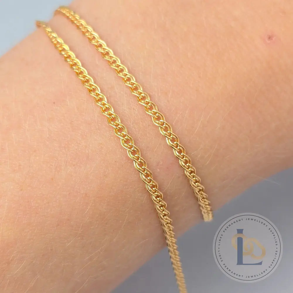 2.5mm Double Curb Chain