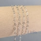 2.8mm Heart Chain - 14K Gold Filled & 925 Sterling Silver 925 Sterling Silver / 1 Meter