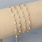 2.8mm Enamel Heart Chain - 14K Gold Filled & 925 Sterling Silver 14K Gold Filled / 1 Meter