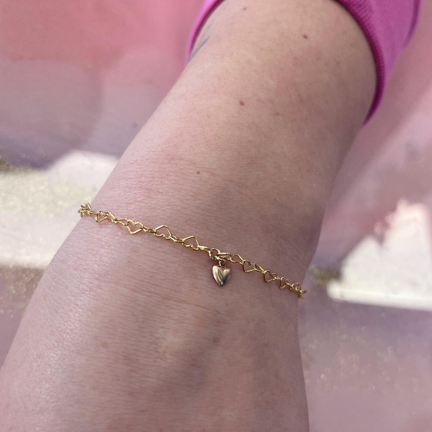 Mini 14k Gold Filled Heart Charm - Links Permanent Jewellery Supplies