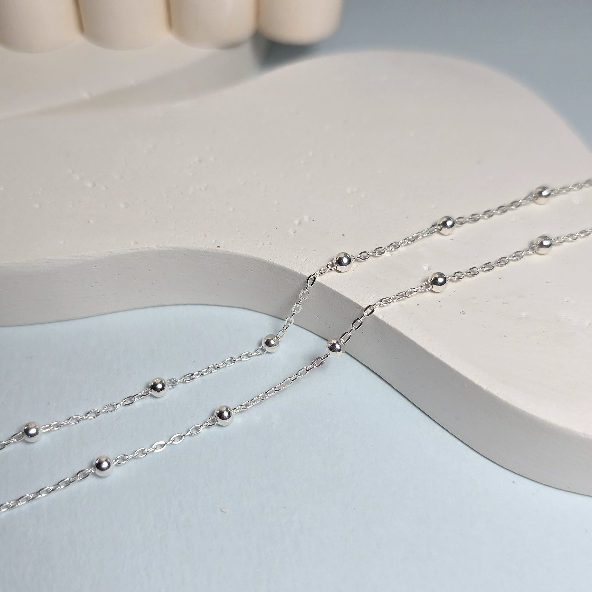 Sterling Silver Satellite Chain 1.35mm - Links Permanent Jewellery Supplies