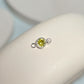 4mm Sterling Silver Birthstone Connector Charm - Links Permanent Jewellery Supplies