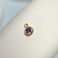 4mm Gold Filled Birthstone Pendant Charm - Links Permanent Jewellery Supplies