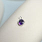 4mm Sterling Silver Birthstone Pendant Charm - Links Permanent Jewellery Supplies