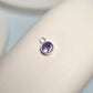 4mm Sterling Silver Birthstone Pendant Charm - Links Permanent Jewellery Supplies