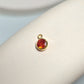 4mm Gold Filled Birthstone Pendant Charm - Links Permanent Jewellery Supplies