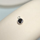 4mm Sterling Silver Birthstone Pendant Charm - Links Permanent Jewellery Supplies
