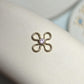 14k Gold Filled Crystal Flower Connector Charm - Links Permanent Jewellery Supplies