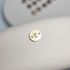 14k Gold Filled Round Initial Connector Charm - Links Permanent Jewellery Supplies