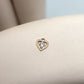 Mini Cubic Zirconia Heart Charm - Links Permanent Jewellery Supplies