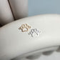 Paw Print Outline Connector Charm - Links Permanent Jewellery Supplies