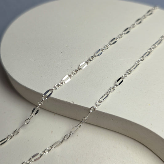 Sterling Silver Lip Chain 2.5mm