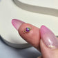 4mm Purple Opal Connector Charm