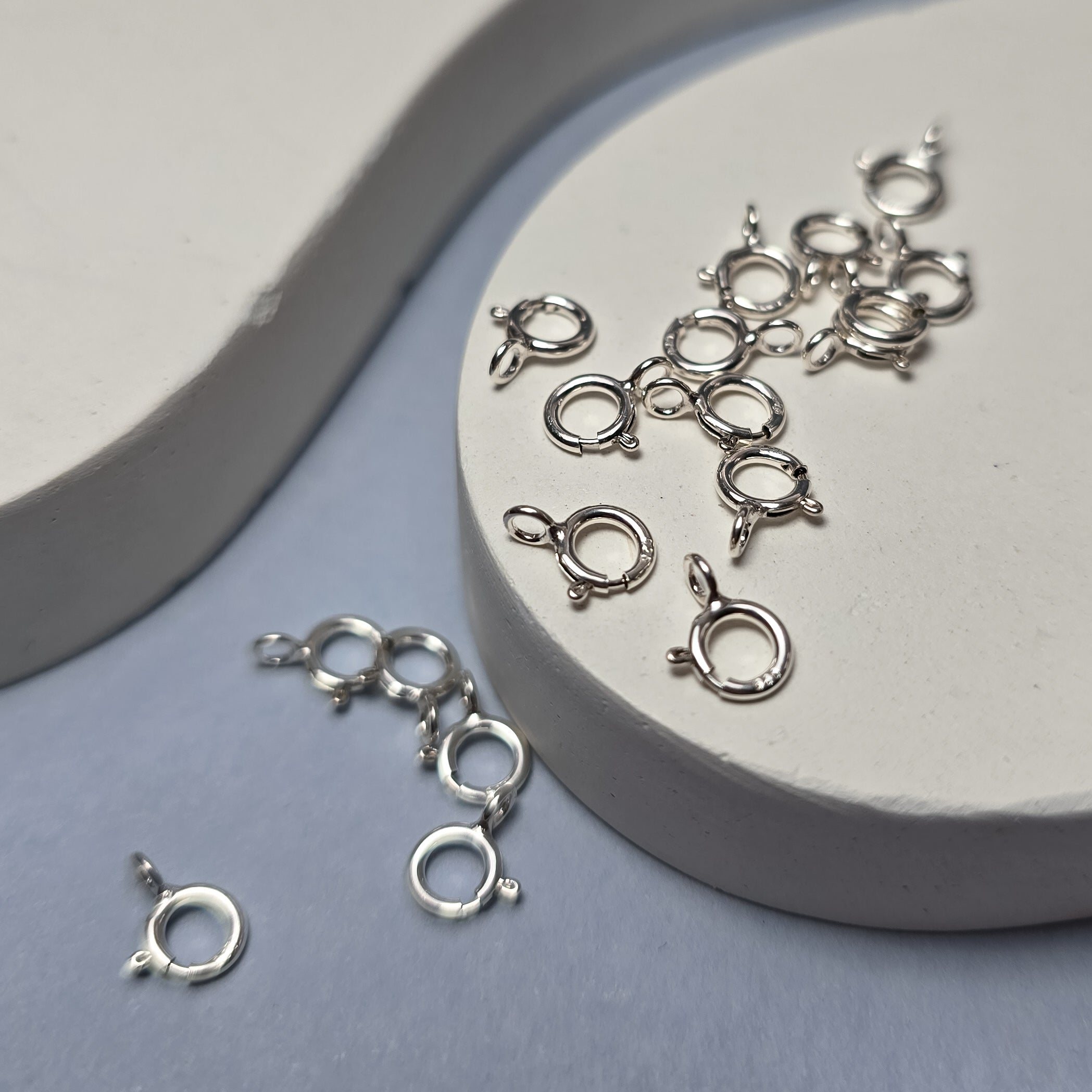 Sterling Silver Clasps (Pack Of 5)