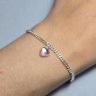 Heart Moonstone Pendant Charm