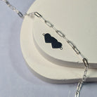 Sterling Silver Blank Double Heart Connector