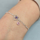 3mm & 4mm Round Birthstone Pendant Charm Charms