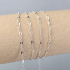 2.3mm Lip Chain - 14K Gold Filled & 925 Sterling Silver 925 Sterling Silver / 1 Meter