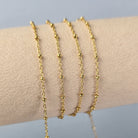 1.35mm Satellite Chain - 14K Gold Filled & 925 Sterling Silver 14K Gold Filled / 1 Meter
