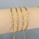 2.5mm Chunky Paperclip Chain - 14K Gold Filled & 925 Sterling Silver 14K Gold Filled / 1 Meter