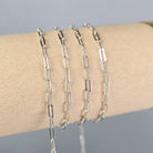 2.5mm Chunky Paperclip Chain - 14K Gold Filled & 925 Sterling Silver 925 Sterling Silver / 1 Meter