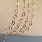 2.8mm Heart Chain - 14K Gold Filled & 925 Sterling Silver