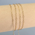 14k Gold Filled Clover Chain 1 meter