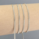 2mm Cuban Curb Chain - 14K Gold Filled & 925 Sterling Silver 925 Sterling Silver / 1 Meter