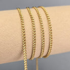 2.7mm 14k Gold Filled Cuban Curb Chain 1 meter