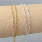 Rope Chain - 925 Sterling Silver & 14K Gold Filled