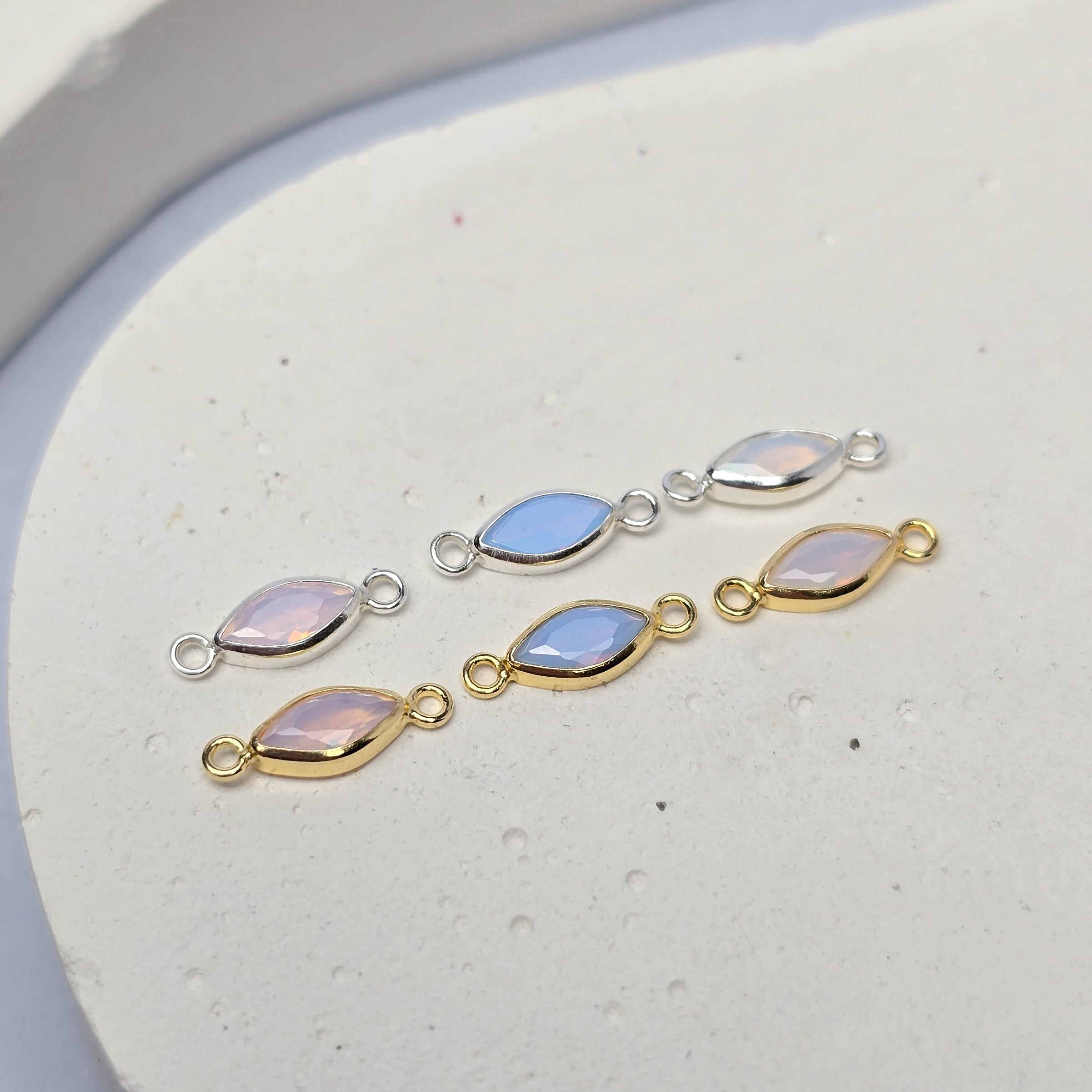 6mm Marquise Opal Connectors